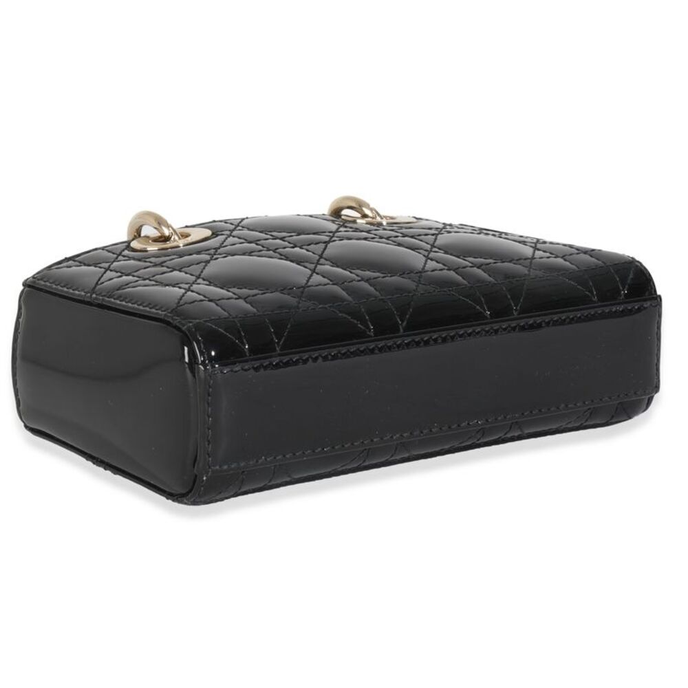 Christian Dior Black Patent Cannage Micro D-Joy - Picture 6 of 7